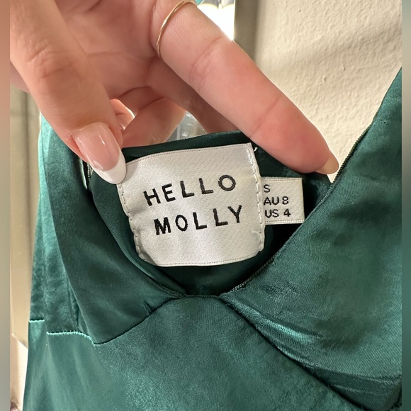 Forest Green Midi Dress - Picture 7 of 7